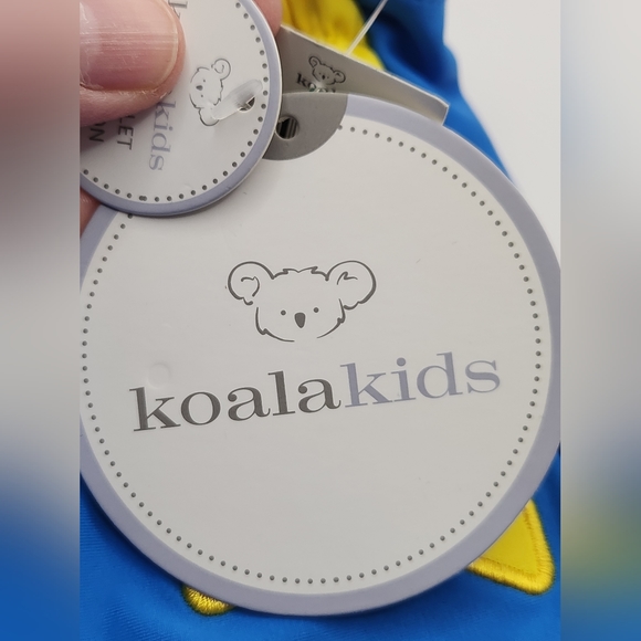 Koala Kids One Piece Swimsuit Girl's 12-18m Blue w Multicolor Ruffles NEW - Picture 12 of 13